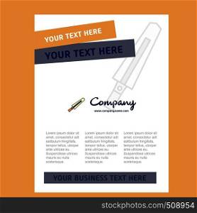 Sword Title Page Design for Company profile ,annual report, presentations, leaflet, Brochure Vector Background