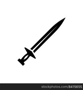 sword vector icon illustration logo template