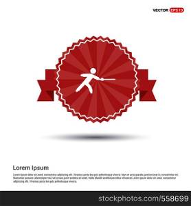 Swordman Icon - Red Ribbon banner
