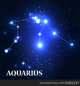 Symbol. Aquarius Zodiac Sign. Vector Illustration. EPS10. Symbol. Aquarius Zodiac Sign. Vector Illustration.