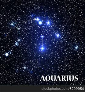 Symbol Aquarius Zodiac Sign. Vector Illustration EPS10. Symbol Aquarius Zodiac Sign. Vector Illustration.