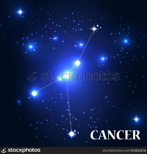 Symbol. Cancer Zodiac Sign. Vector Illustration EPS10. Symbol. Cancer Zodiac Sign. Vector Illustration.
