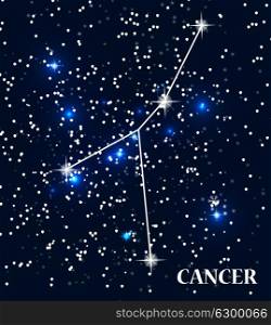 Symbol Cancer Zodiac Sign. Vector Illustration. EPS10. Symbol Cancer Zodiac Sign. Vector Illustration.