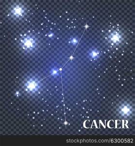 Symbol Cancer Zodiac Sign. Vector Illustration EPS10. Symbol Cancer Zodiac Sign. Vector Illustration.