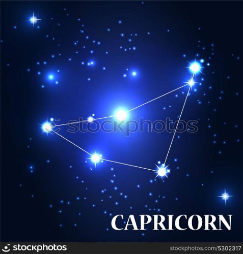Symbol. Capricorn Zodiac Sign. Vector Illustration EPS10. Symbol. Capricorn Zodiac Sign. Vector Illustration.