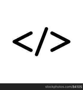 Symbol code icon .