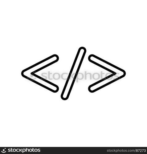 Symbol code icon .