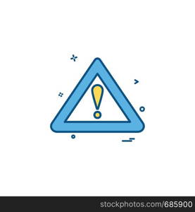 symbol error warning alert icon vector design
