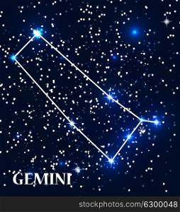Symbol Gemini Zodiac Sign. Vector Illustration. EPS10. Symbol Gemini Zodiac Sign. Vector Illustration.