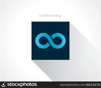Symbol infinity vector image