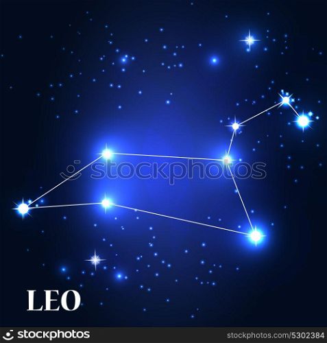 Symbol. Leo Zodiac Sign. Vector Illustration EPS10. Symbol. Leo Zodiac Sign. Vector Illustration.