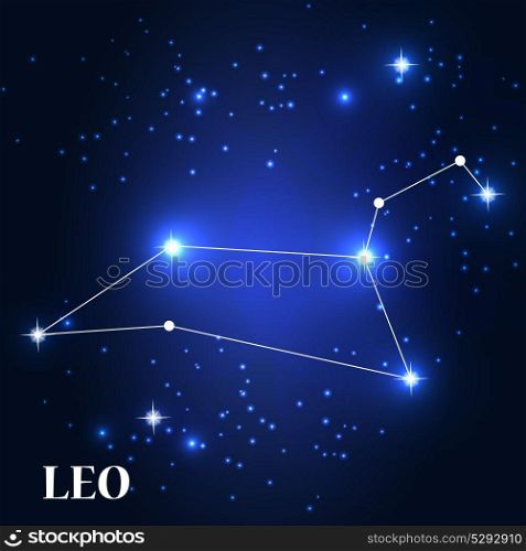Symbol: Leo Zodiac Sign. Vector Illustration. EPS10. Symbol: Leo Zodiac Sign. Vector Illustration.