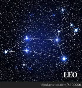 Symbol Leo Zodiac Sign. Vector Illustration EPS10. Symbol Leo Zodiac Sign. Vector Illustration.