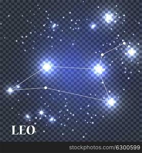 Symbol Leo Zodiac Sign. Vector Illustration.. Symbol Leo Zodiac Sign. Vector Illustration EPS10