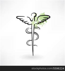 symbol of medicine grunge icon