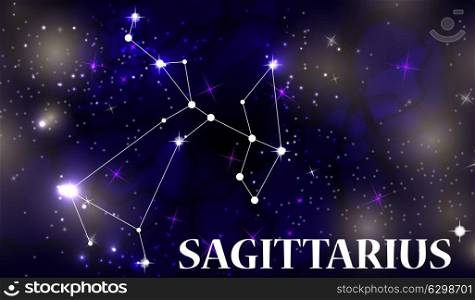Symbol Sagittarius Zodiac Sign. Vector Illustration EPS10. Symbol Sagittarius Zodiac Sign. Vector Illustration.