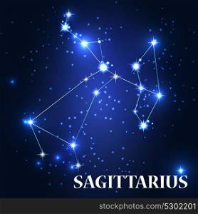 Symbol. Sagittarius Zodiac Sing. Vector Illustration EPS10. Symbol. Sagittarius Zodiac Sing. Vector Illustration