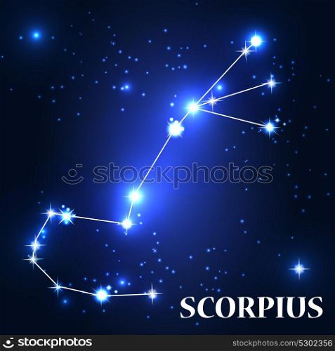Symbol. Scorpius Zodiac Sign. Vector Illustration EPS10. Symbol. Scorpius Zodiac Sign. Vector Illustration.