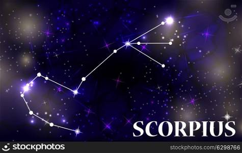 Symbol: Scorpius Zodiac Sign. Vector Illustration EPS10. Symbol: Scorpius Zodiac Sign. Vector Illustration.