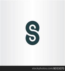 symbol vector s letter number 8 eight