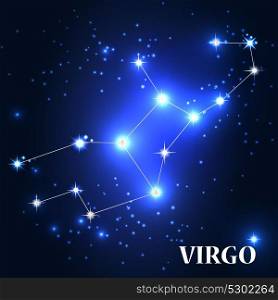 Symbol. Virgo Zodiac Sign. Vector Illustration EPS10. Symbol. Virgo Zodiac Sign. Vector Illustration.