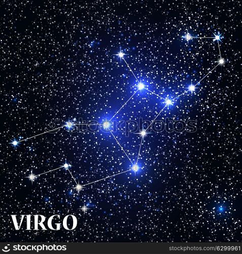 Symbol Virgo Zodiac Sign. Vector Illustration EPS10. Symbol Virgo Zodiac Sign. Vector Illustration.