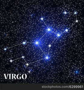 Symbol Virgo Zodiac Sign. Vector Illustration EPS10. Symbol Virgo Zodiac Sign. Vector Illustration.