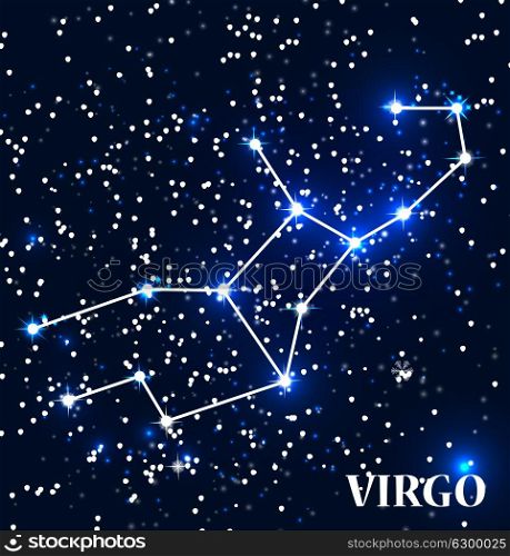 Symbol Virgo Zodiac Sign. Vector Illustration. EPS10. Symbol Virgo Zodiac Sign. Vector Illustration.