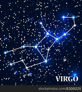 Symbol Virgo Zodiac Sign. Vector Illustration. EPS10. Symbol Virgo Zodiac Sign. Vector Illustration.