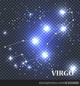 Symbol: Virgo Zodiac Sign. Vector Illustration EPS10. Symbol: Virgo Zodiac Sign. Vector Illustration.
