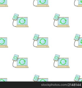Synchronization pattern seamless background texture repeat wallpaper geometric vector. Synchronization pattern seamless vector