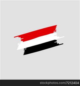 Syria brush flag colors on grey back