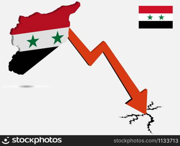 Syria economic crisis vector illustration Eps 10.. Syria economic crisis vector illustration Eps 10