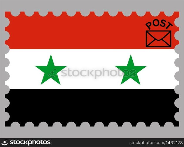 Syria national country flag. original colors and proportion. Simply vector illustration background. Isolated symbols and object for design, education, learning, postage stamps and coloring book, marketing. From world set