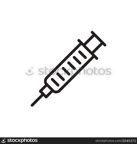 syringe icon vector design templates white on background