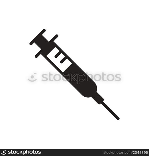 syringe icon vector design templates white on background