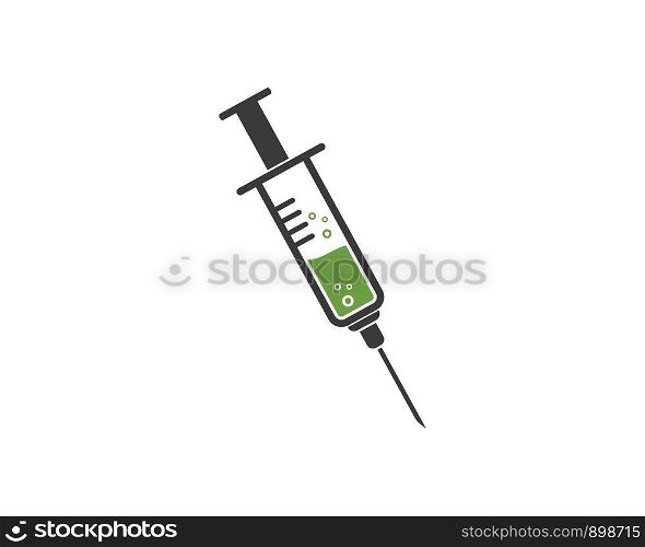 syringe icon vector illustration design template