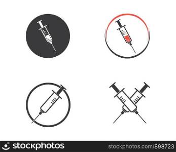 syringe icon vector illustration design template