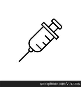 Syringe injection icon vector design templates on white background