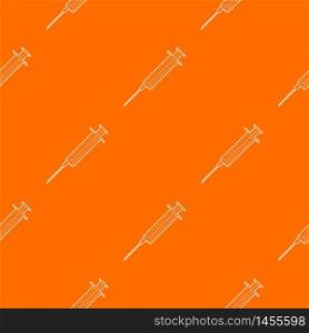 Syringe pattern vector orange for any web design best. Syringe pattern vector orange