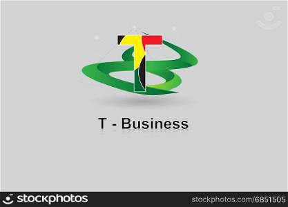 t-business logo design,vector,t