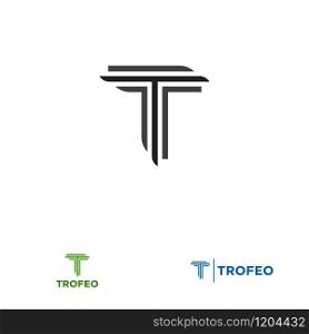 T letter design concept for business or company name initial