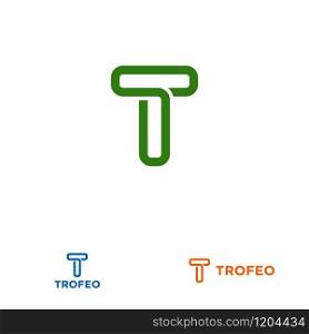 T letter design concept for business or company name initial