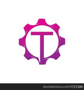 T Letter logo creative concept template design