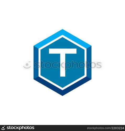 T letter logo vector template