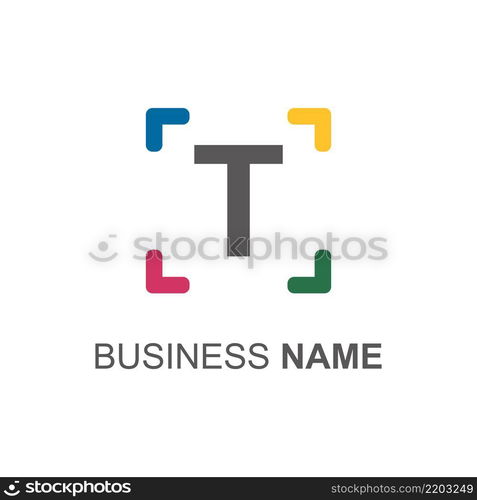 T letter logo vector template