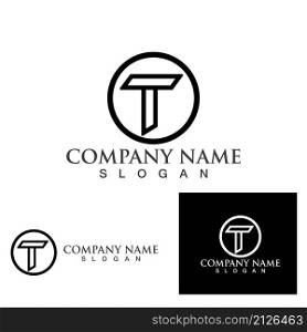 T logo and symbol business company