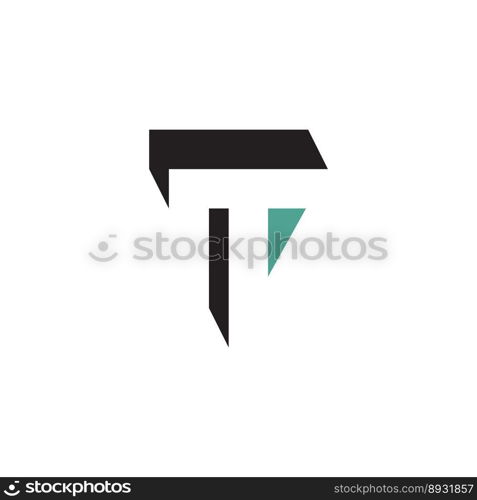 t logo icon letter design symbol 