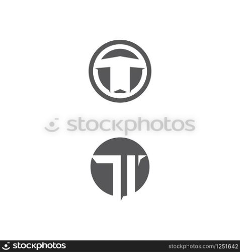 T Logo Template vector symbol nature