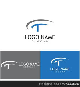 T Logo Template vector symbol nature